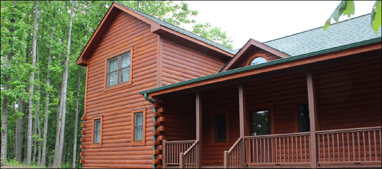 Log Home Staining in Clark County, Kentucky