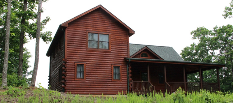 Professional Log Home Borate Application  Clark County, Kentucky