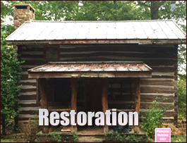 Historic Log Cabin Restoration  Clark County, Kentucky